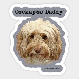 Cockapoo Dog DAD Sticker